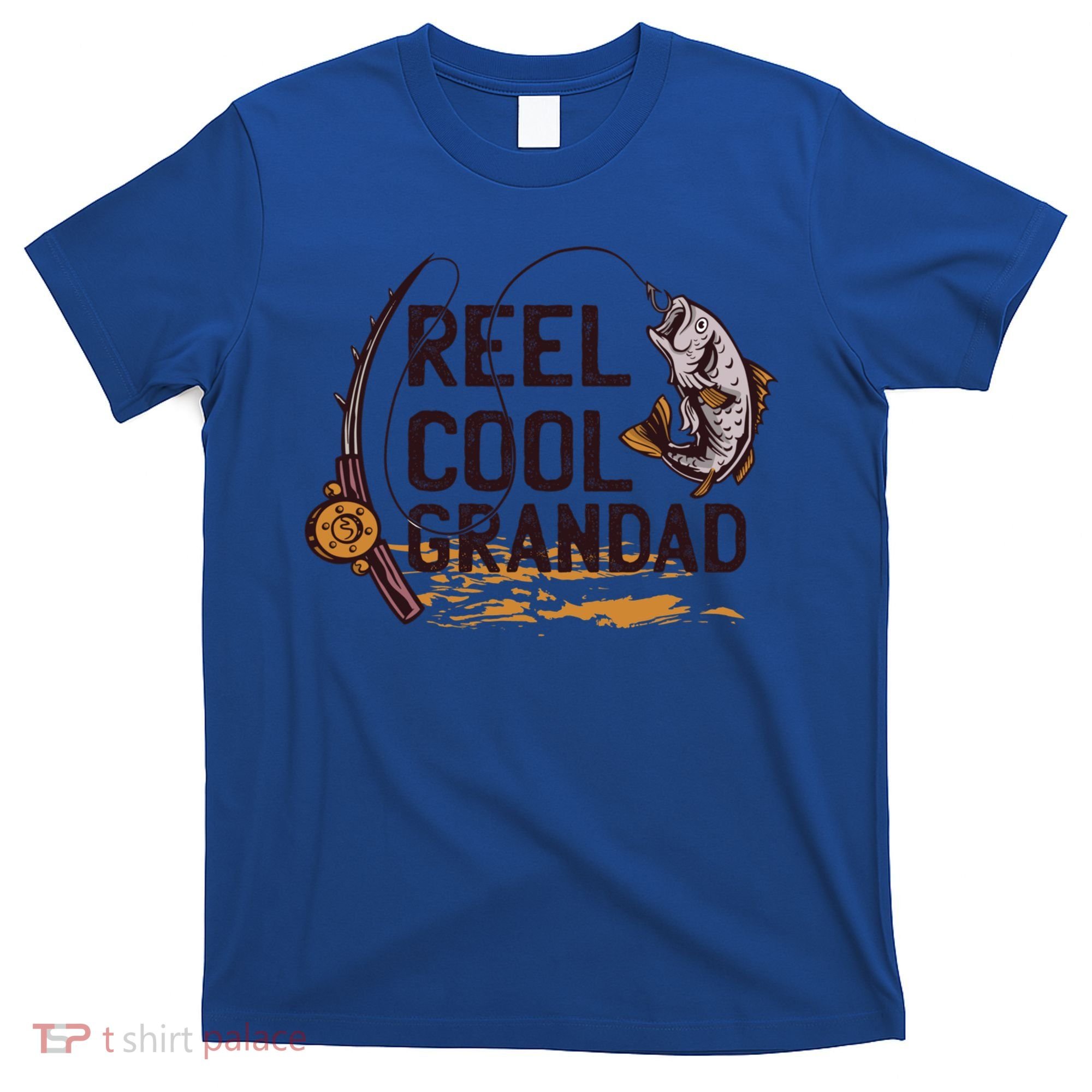 Reel Cool Grandpa Fishing Grandad Father's Day Gift T-Shirt