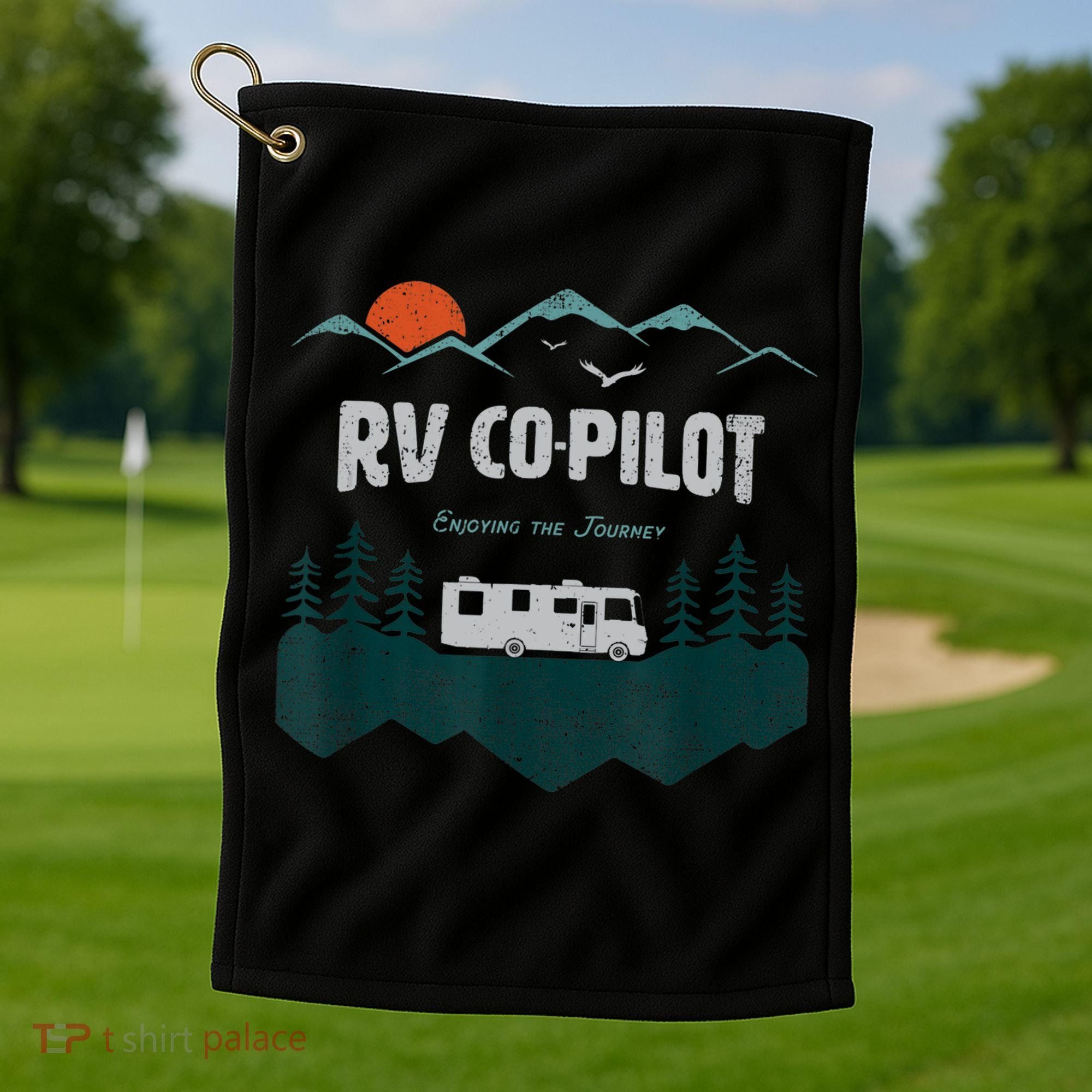 Rv Cocool Giftpilot Camping Gift Motorhome Travel Vacation Gift Golf Towel