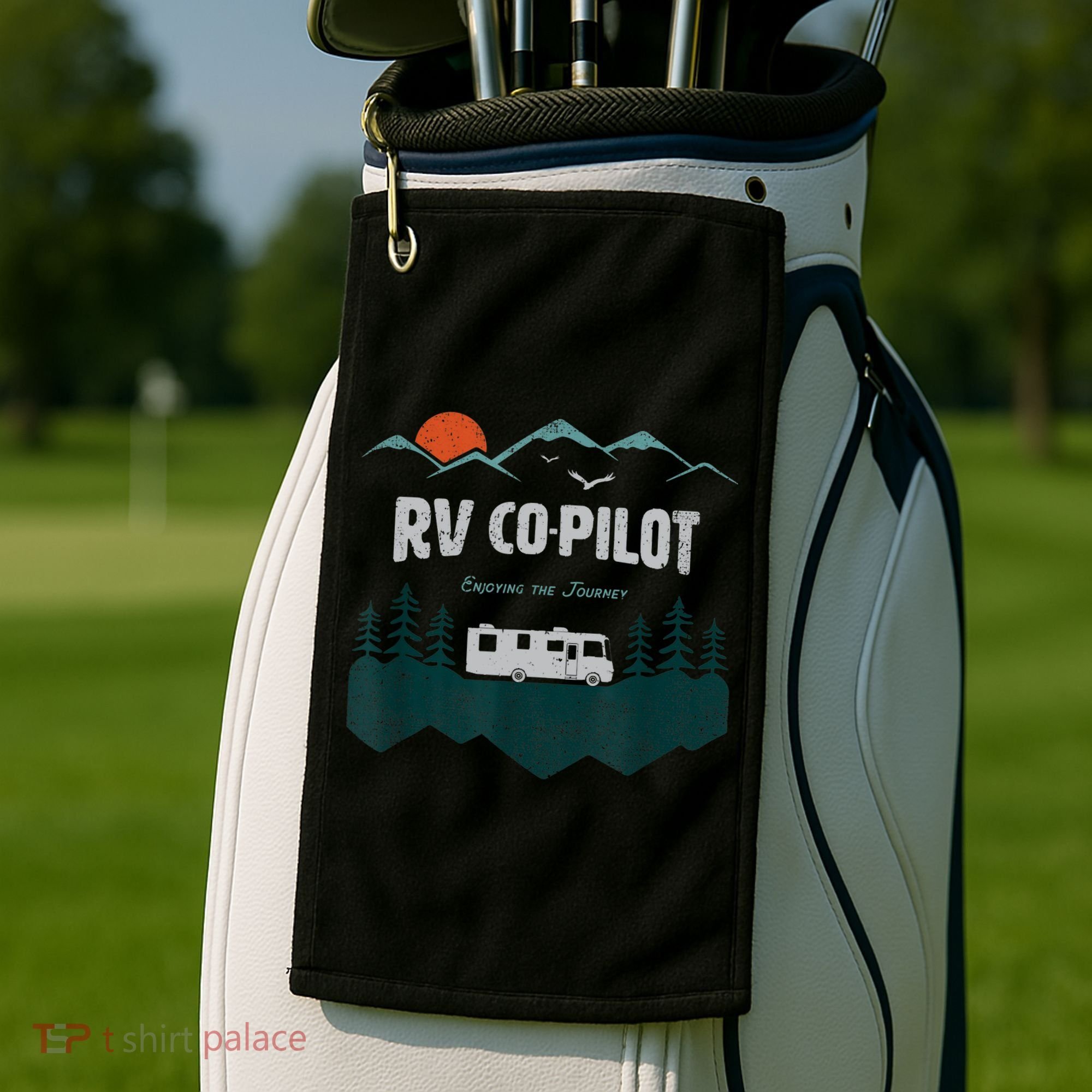 Rv Cocool Giftpilot Camping Gift Motorhome Travel Vacation Gift Golf Towel