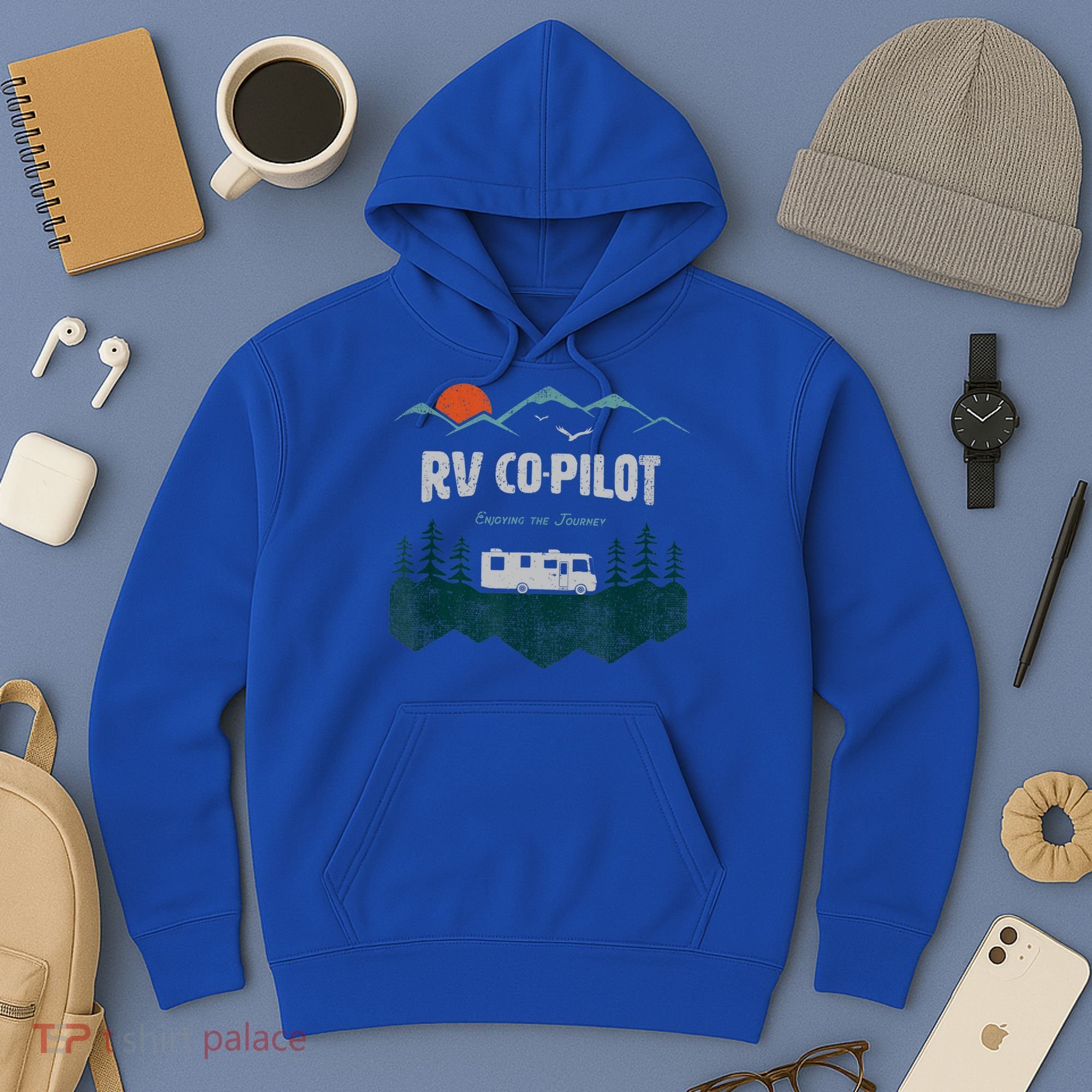 Rv Cocool Giftpilot Camping Gift Motorhome Travel Vacation Gift Hoodie