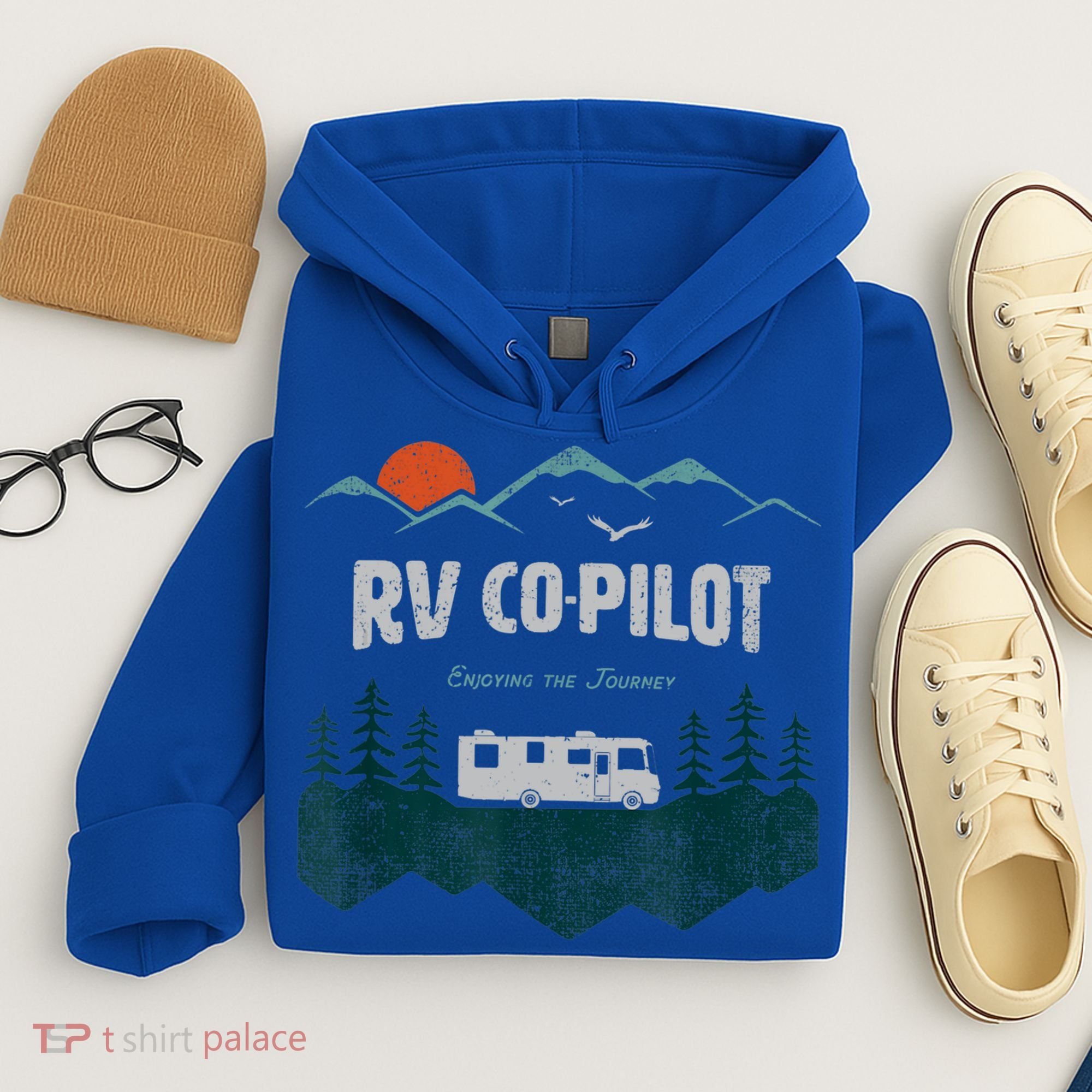 Rv Cocool Giftpilot Camping Gift Motorhome Travel Vacation Gift Hoodie