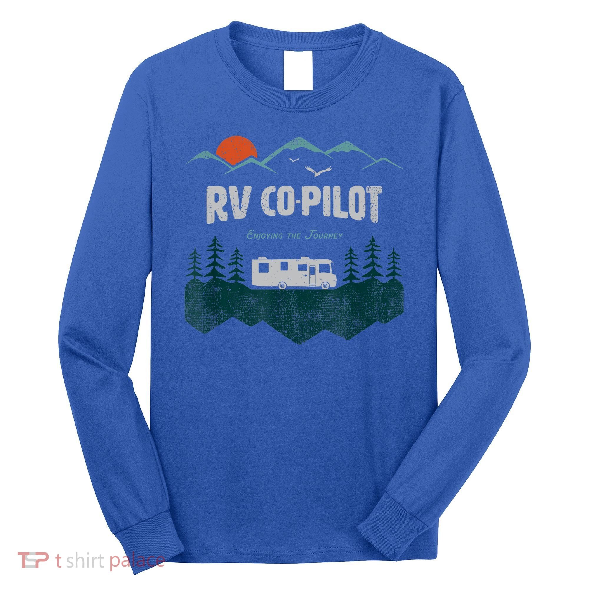 Rv Cocool Giftpilot Camping Gift Motorhome Travel Vacation Gift Long Sleeve Shirt