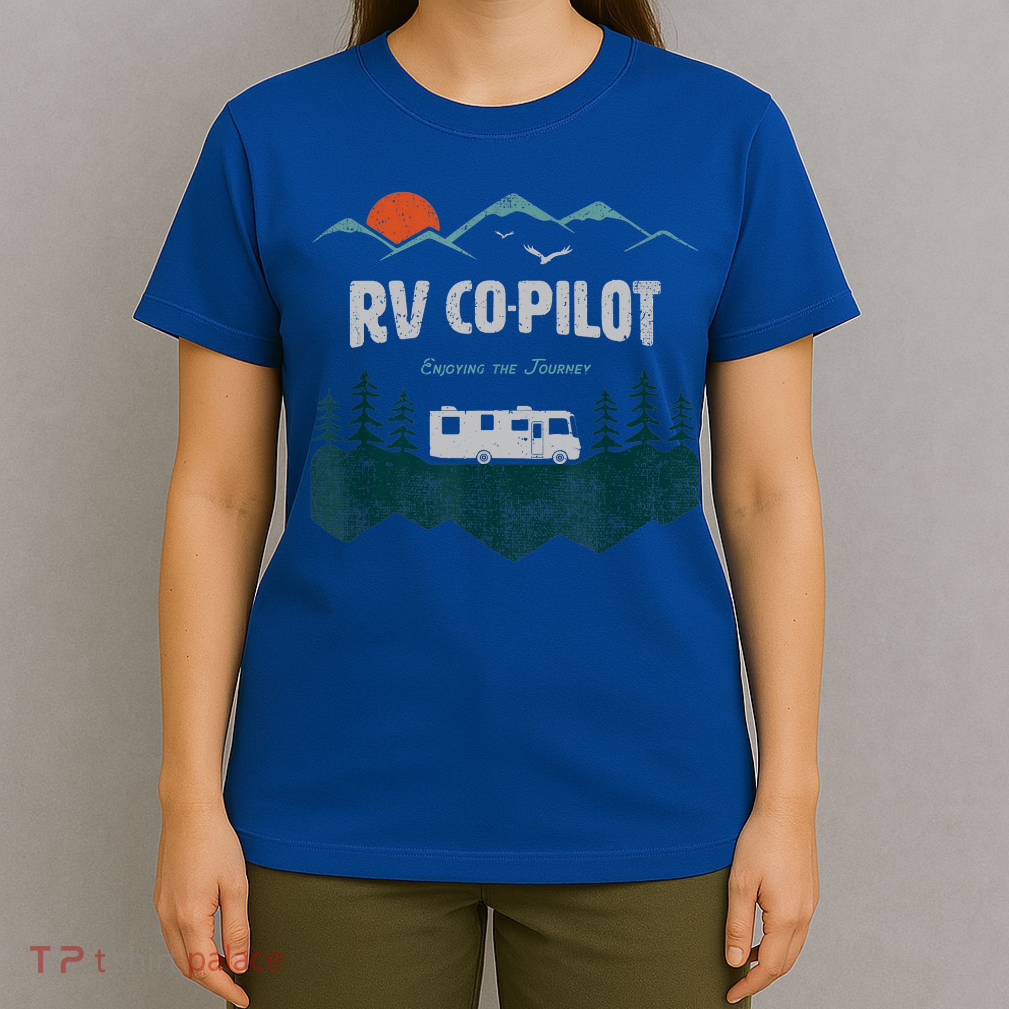 Rv Cocool Giftpilot Camping Gift Motorhome Travel Vacation Gift T-Shirt