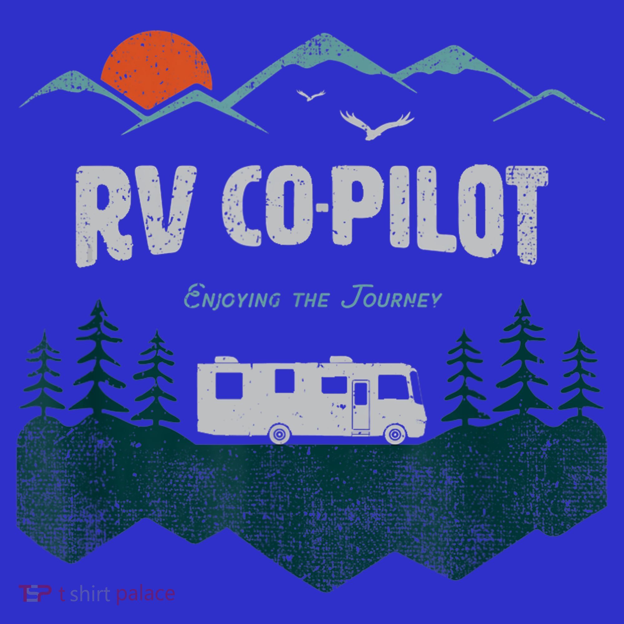 Rv Cocool Giftpilot Camping Gift Motorhome Travel Vacation Gift T-Shirt