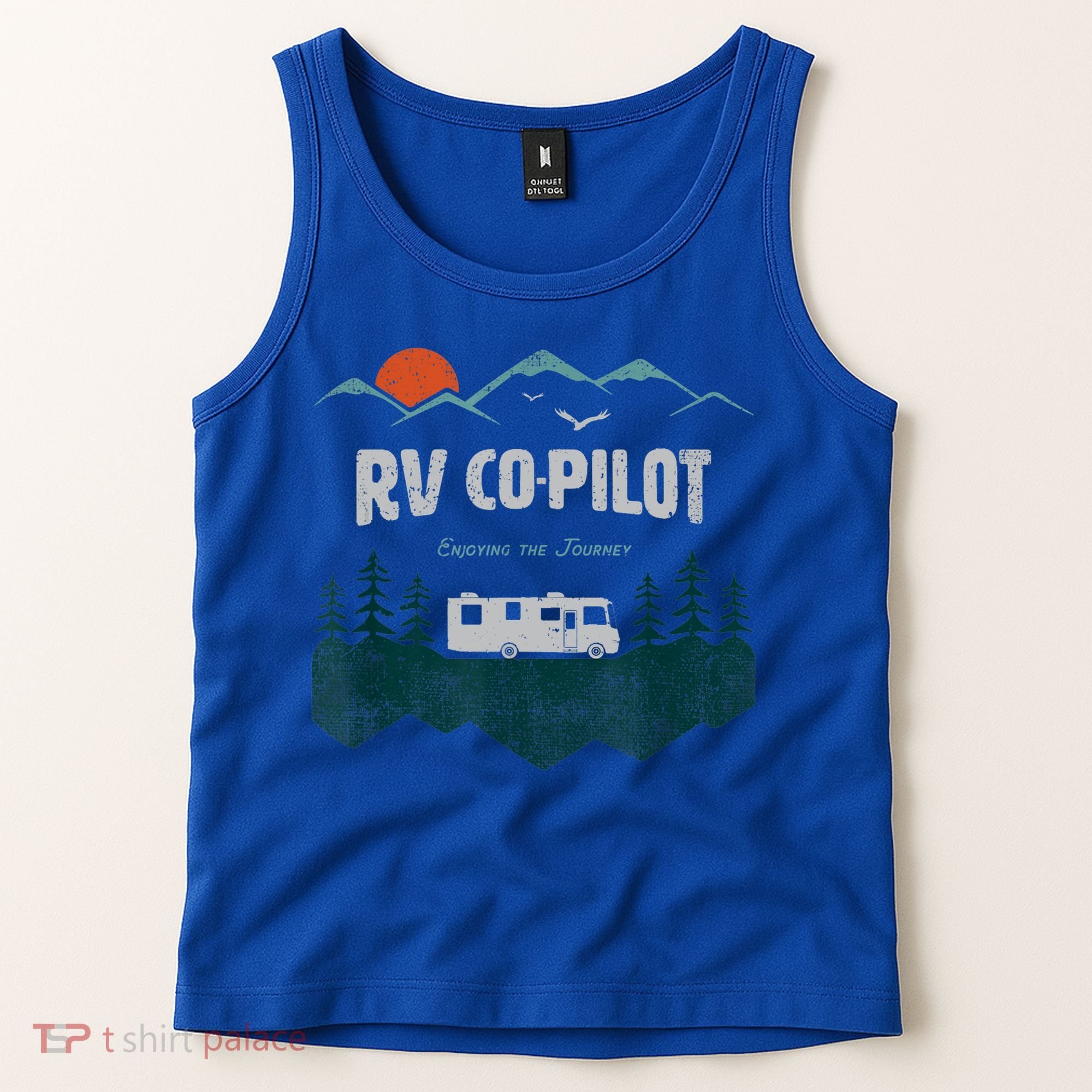 Rv Cocool Giftpilot Camping Gift Motorhome Travel Vacation Gift Tank Top