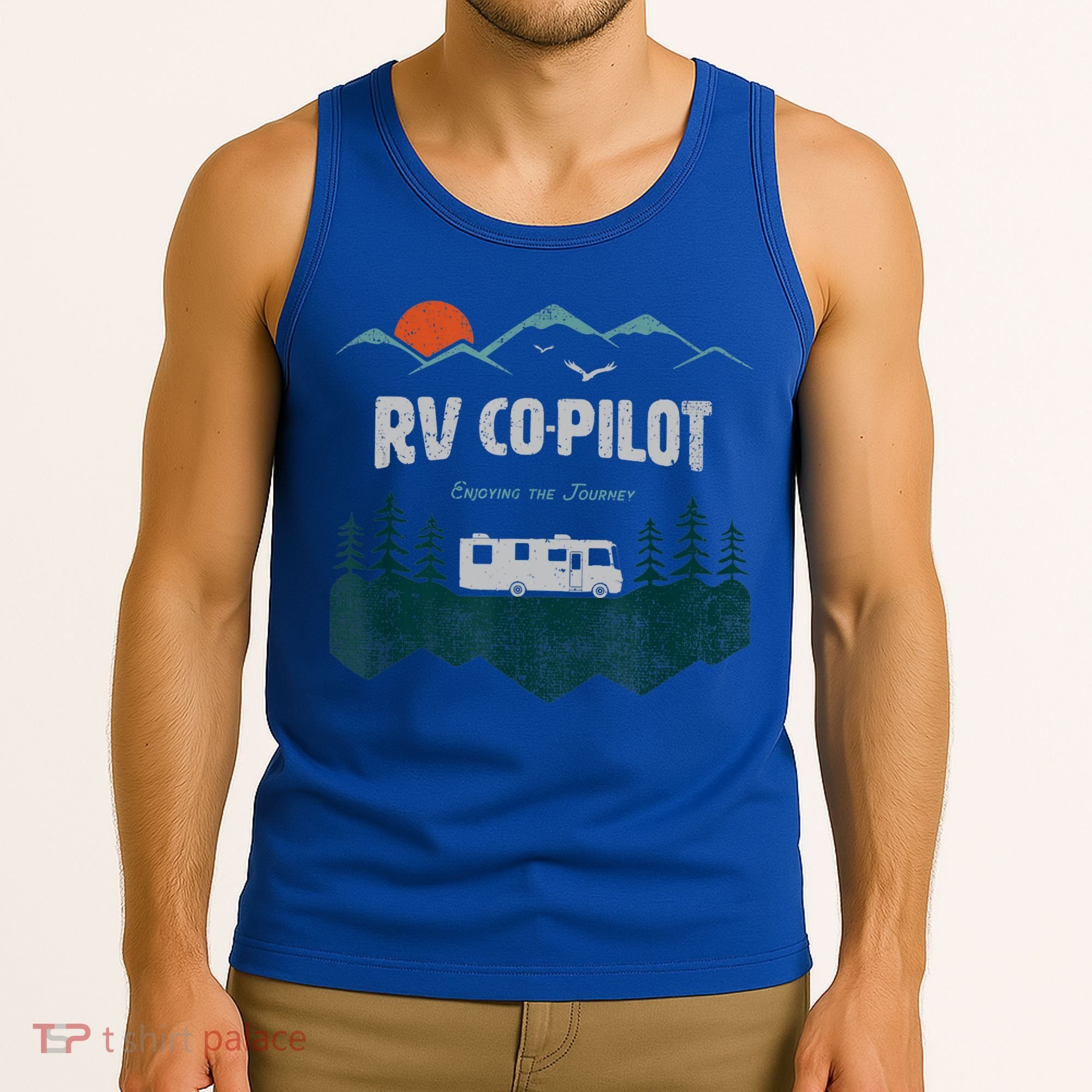 Rv Cocool Giftpilot Camping Gift Motorhome Travel Vacation Gift Tank Top