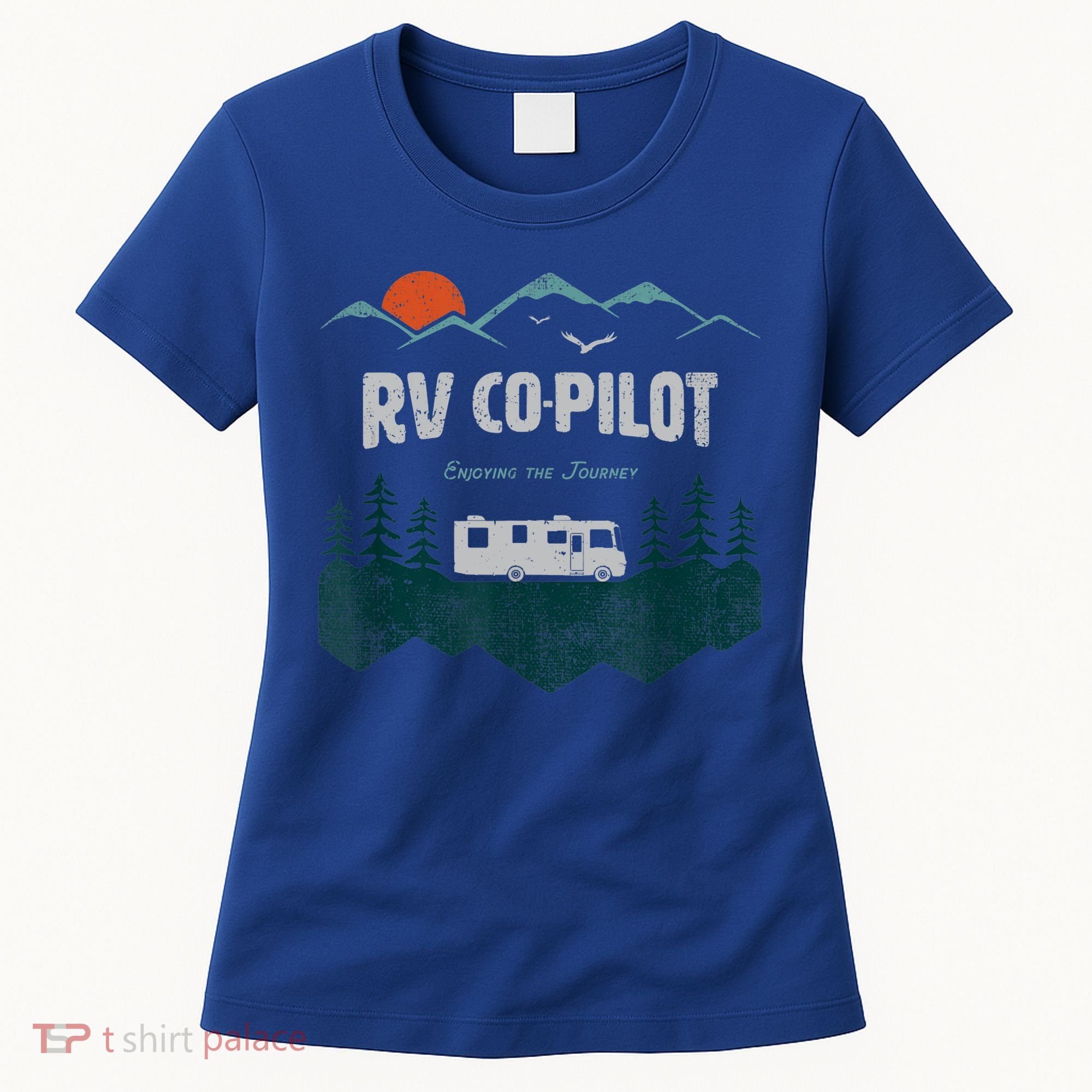 Rv Cocool Giftpilot Camping Gift Motorhome Travel Vacation Gift Women's T-Shirt