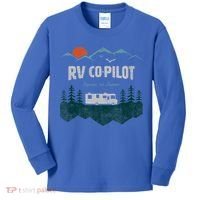 Rv Cocool Giftpilot Camping Gift Motorhome Travel Vacation Gift Kids Long Sleeve Shirt thumb 0