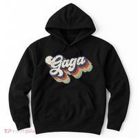 Retro Cute Gaga For Grandma Best Gaga Ever MotherS Day Hoodie thumb 0