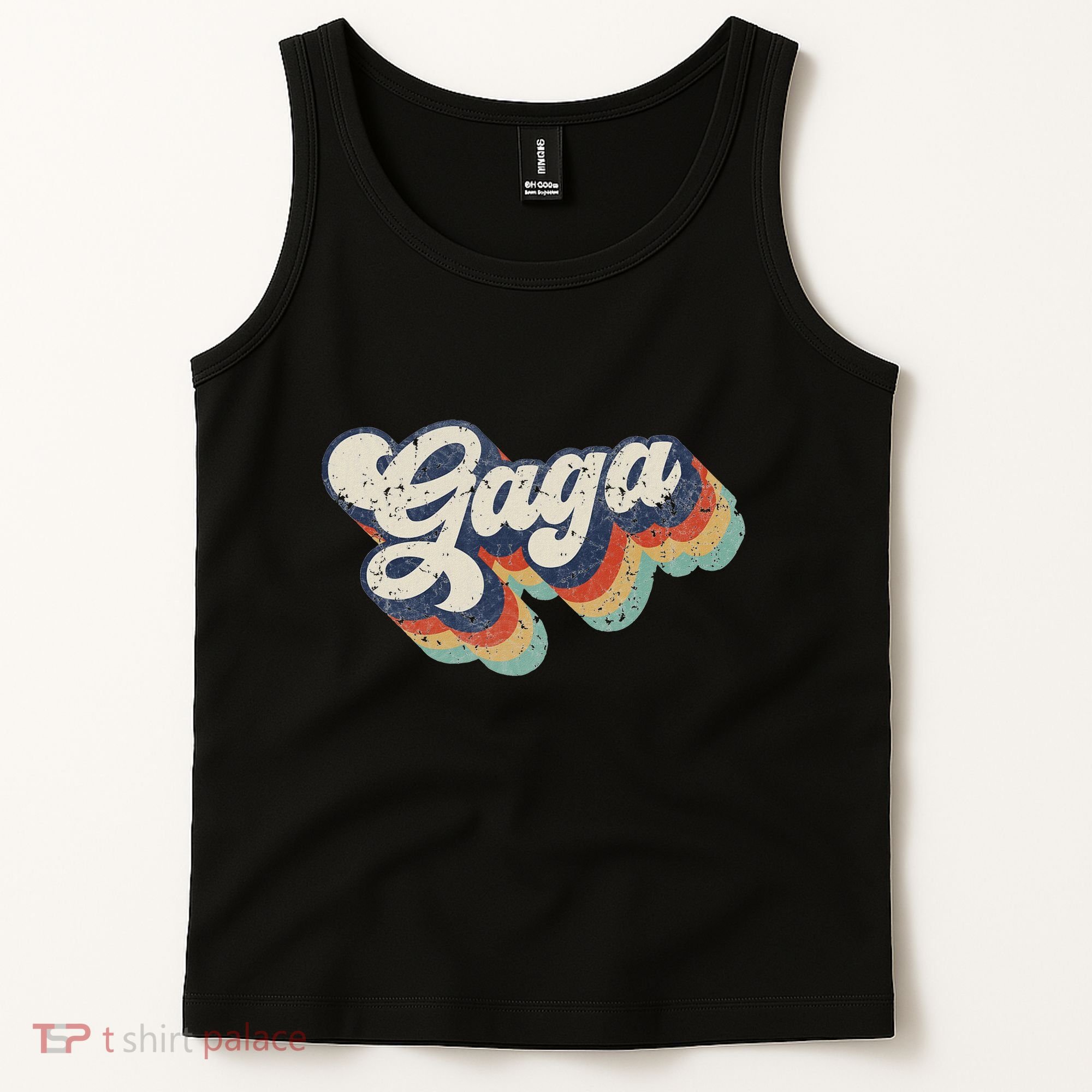 Retro Cute Gaga For Grandma Best Gaga Ever MotherS Day Tank Top