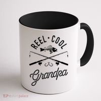 Reel Cool Grandpa Father's Day Gift Fishing Gift Coffee Mug thumb 1