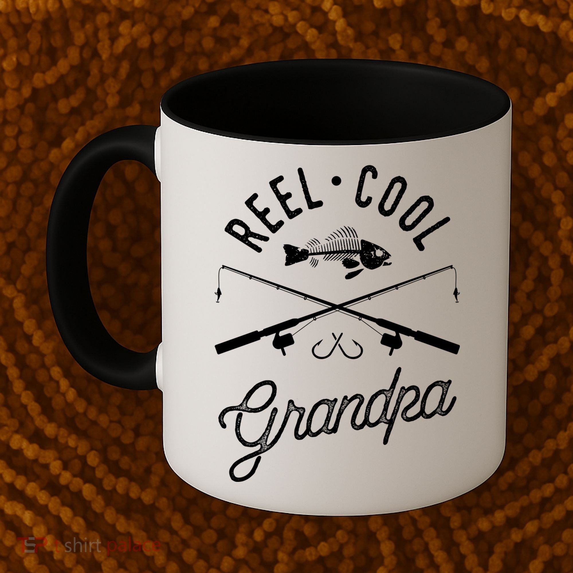 Reel Cool Grandpa Father's Day Gift Fishing Gift Coffee Mug