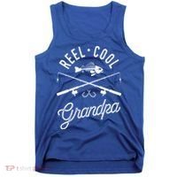Reel Cool Grandpa Father's Day Gift Fishing Gift Tank Top thumb 0