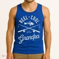 Reel Cool Grandpa Father's Day Gift Fishing Gift Tank Top thumb 3