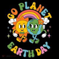 Retro Cartoon Go Planet Its Your Earth Day Coffee Mug thumb 5