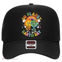 Retro Cartoon Go Planet Its Your Earth Day Hat thumb 0