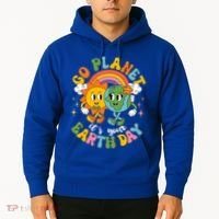 Retro Cartoon Go Planet Its Your Earth Day Hoodie thumb 2