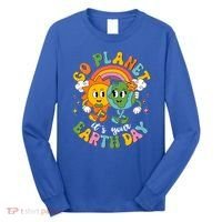 Retro Cartoon Go Planet Its Your Earth Day Long Sleeve Shirt thumb 0
