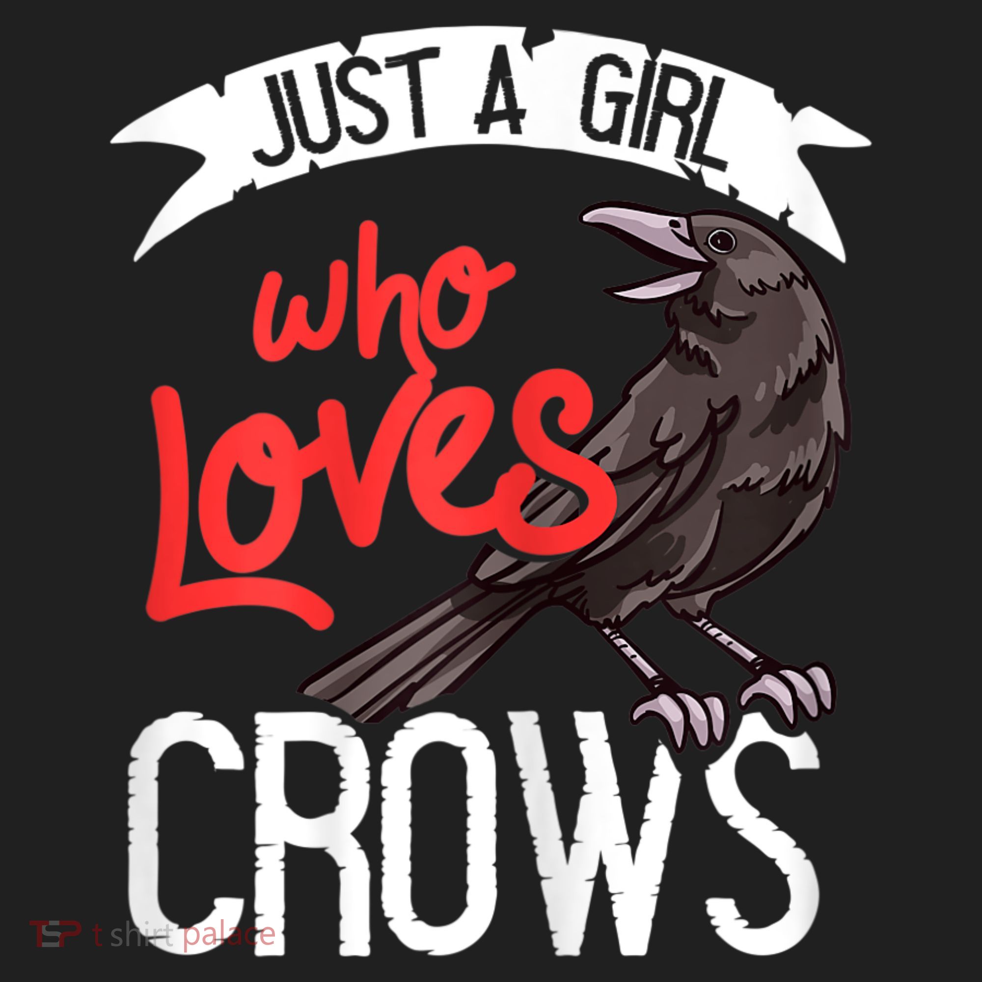 Raven Crow Gift Birding Bird Watching Just A Girl Who Loves Crows Beanie