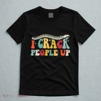 Retro Chiropractic Groovy Spinal Cord Chiropractor Funny T-Shirt thumb 5