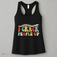 Retro Chiropractic Groovy Spinal Cord Chiropractor Funny Women's Tank Top thumb 3