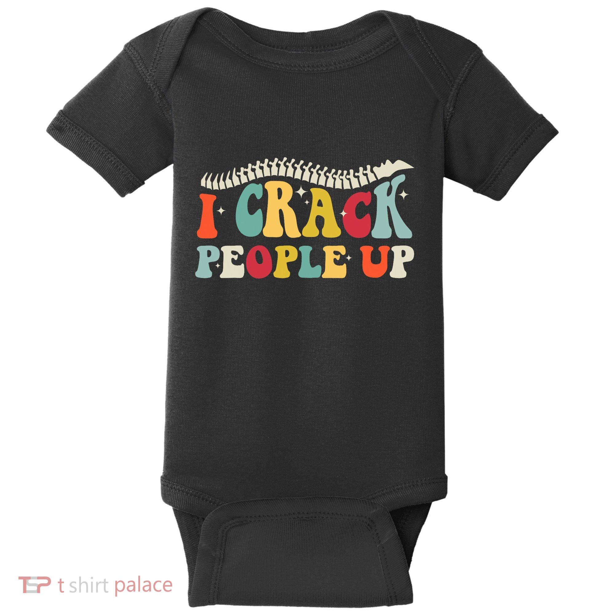 Retro Chiropractic Groovy Spinal Cord Chiropractor Funny Baby Bodysuit