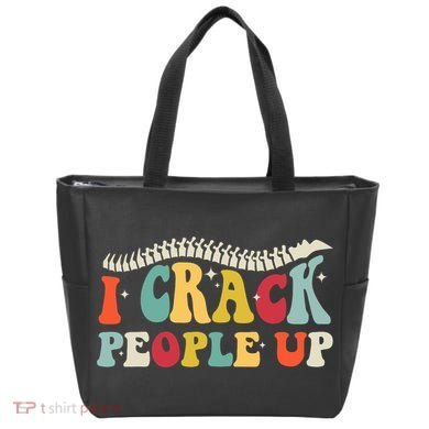 Retro Chiropractic Groovy Spinal Cord Chiropractor Funny Tote Bag