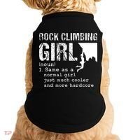 Rock Climbing Girl Definition Mountain Climber Bouldering Doggie Tank thumb 0
