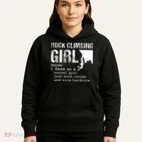 Rock Climbing Girl Definition Mountain Climber Bouldering Hoodie thumb 5