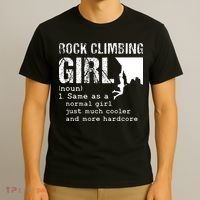 Rock Climbing Girl Definition Mountain Climber Bouldering T-Shirt thumb 3