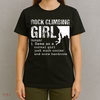 Rock Climbing Girl Definition Mountain Climber Bouldering T-Shirt thumb 4