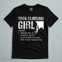Rock Climbing Girl Definition Mountain Climber Bouldering T-Shirt thumb 5