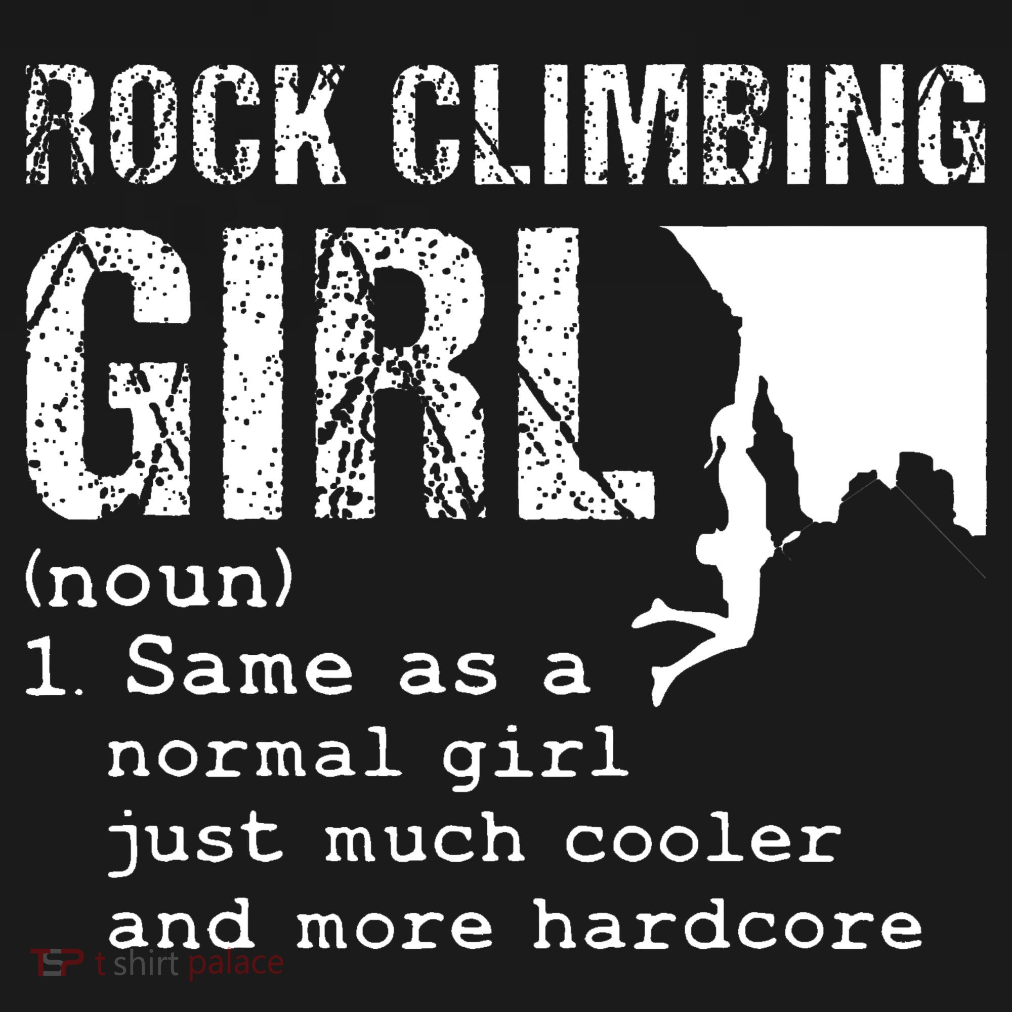 Rock Climbing Girl Definition Mountain Climber Bouldering Mousepad