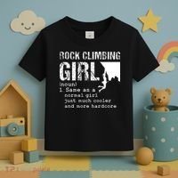 Rock Climbing Girl Definition Mountain Climber Bouldering Toddler T-Shirt thumb 3