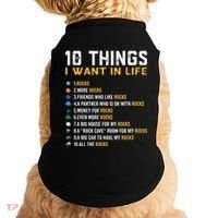 Rock Collector Geologist Joke For Geode Hunter Rockhounding Doggie Tank thumb 0