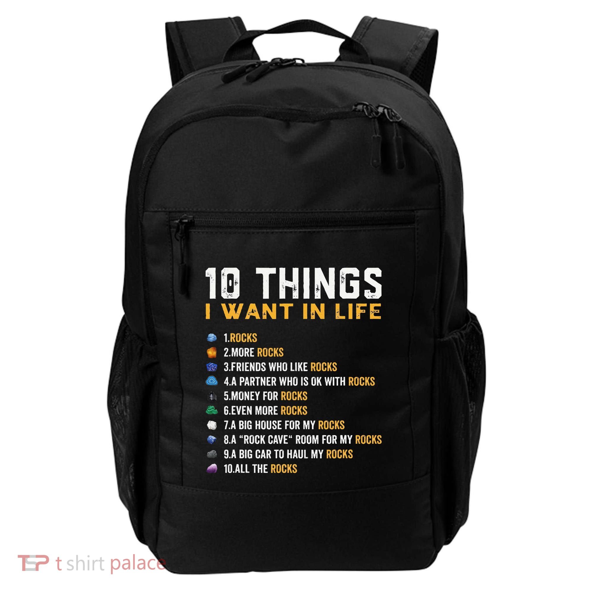 Rock Collector Geologist Joke For Geode Hunter Rockhounding Backpack