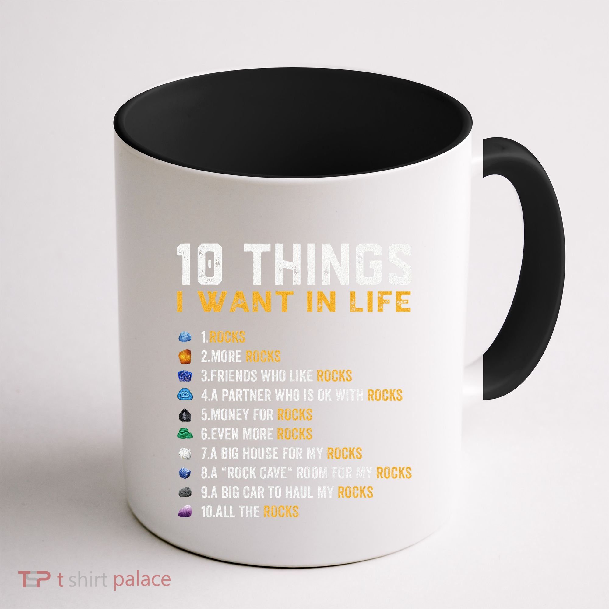 Rock Collector Geologist Joke For Geode Hunter Rockhounding Coffee Mug