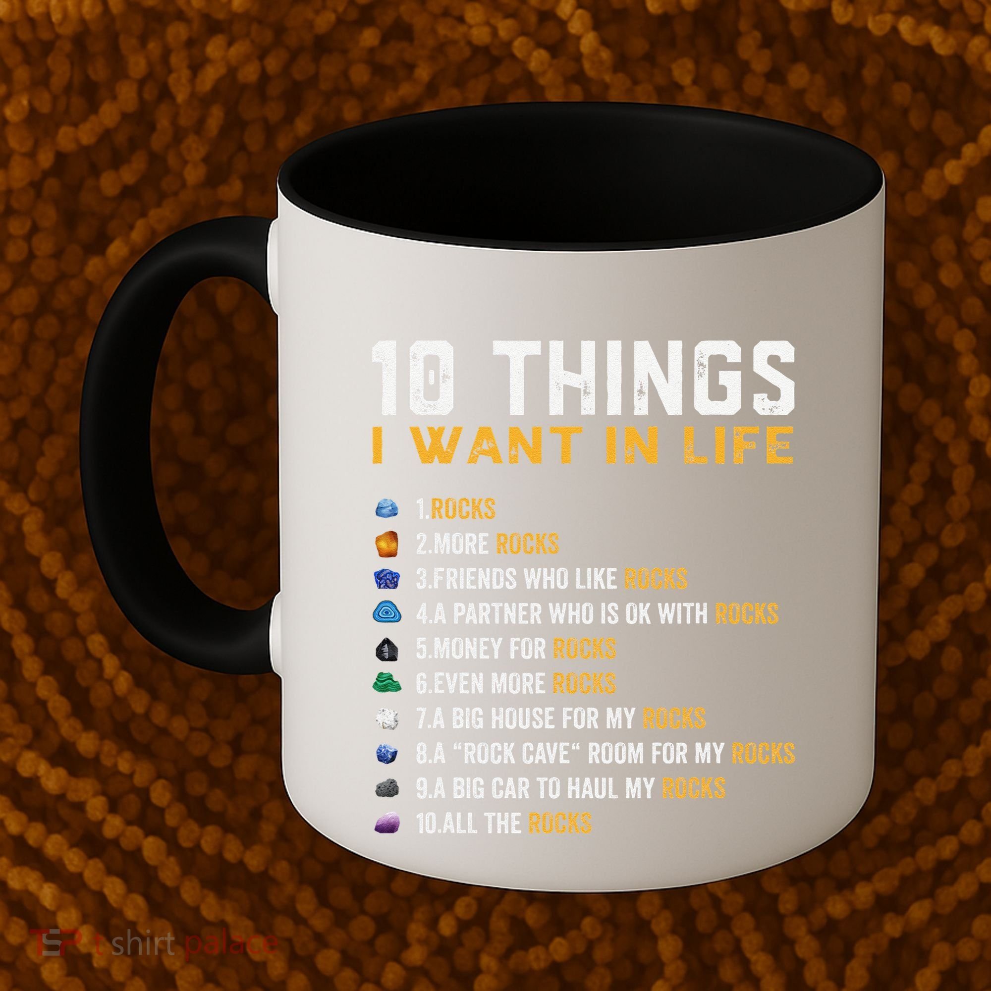 Rock Collector Geologist Joke For Geode Hunter Rockhounding Coffee Mug