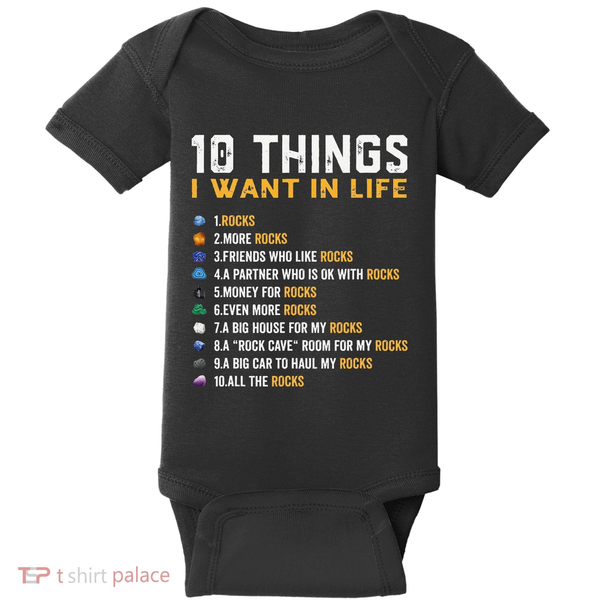 Rock Collector Geologist Joke For Geode Hunter Rockhounding Baby Bodysuit