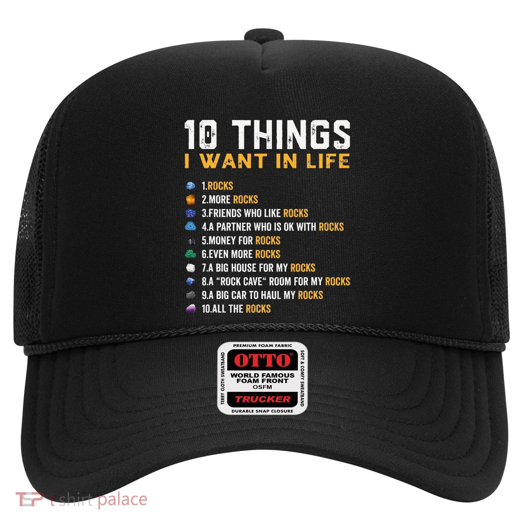 Rock Collector Geologist Joke For Geode Hunter Rockhounding Hat