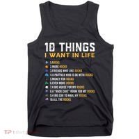 Rock Collector Geologist Joke For Geode Hunter Rockhounding Tank Top thumb 0