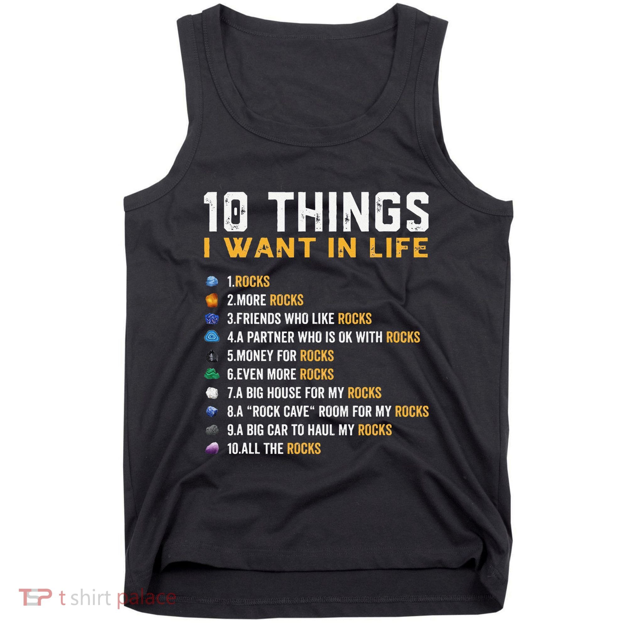 Rock Collector Geologist Joke For Geode Hunter Rockhounding Tank Top