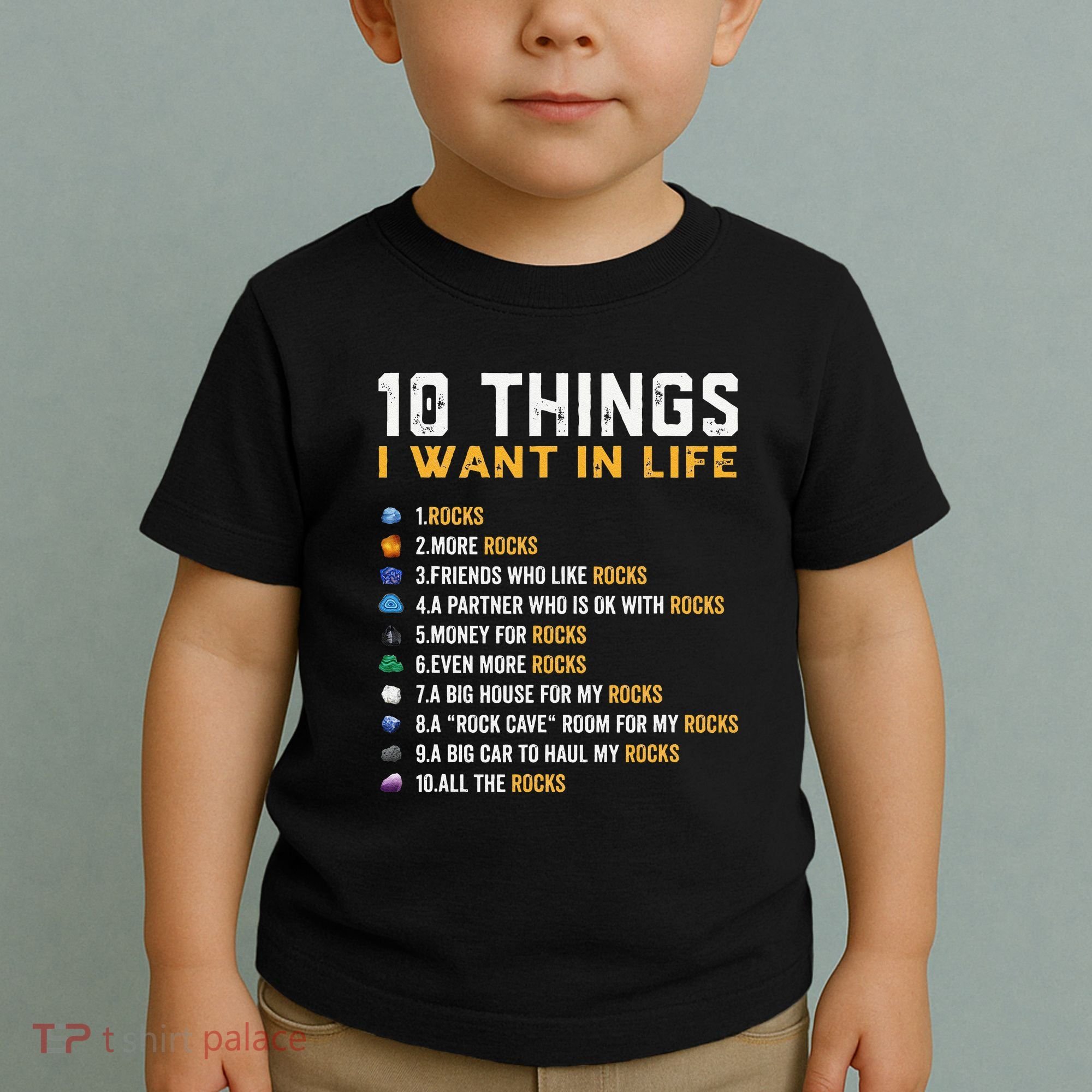 Rock Collector Geologist Joke For Geode Hunter Rockhounding Toddler T-Shirt
