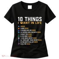 Rock Collector Geologist Joke For Geode Hunter Rockhounding Women's T-Shirt thumb 0
