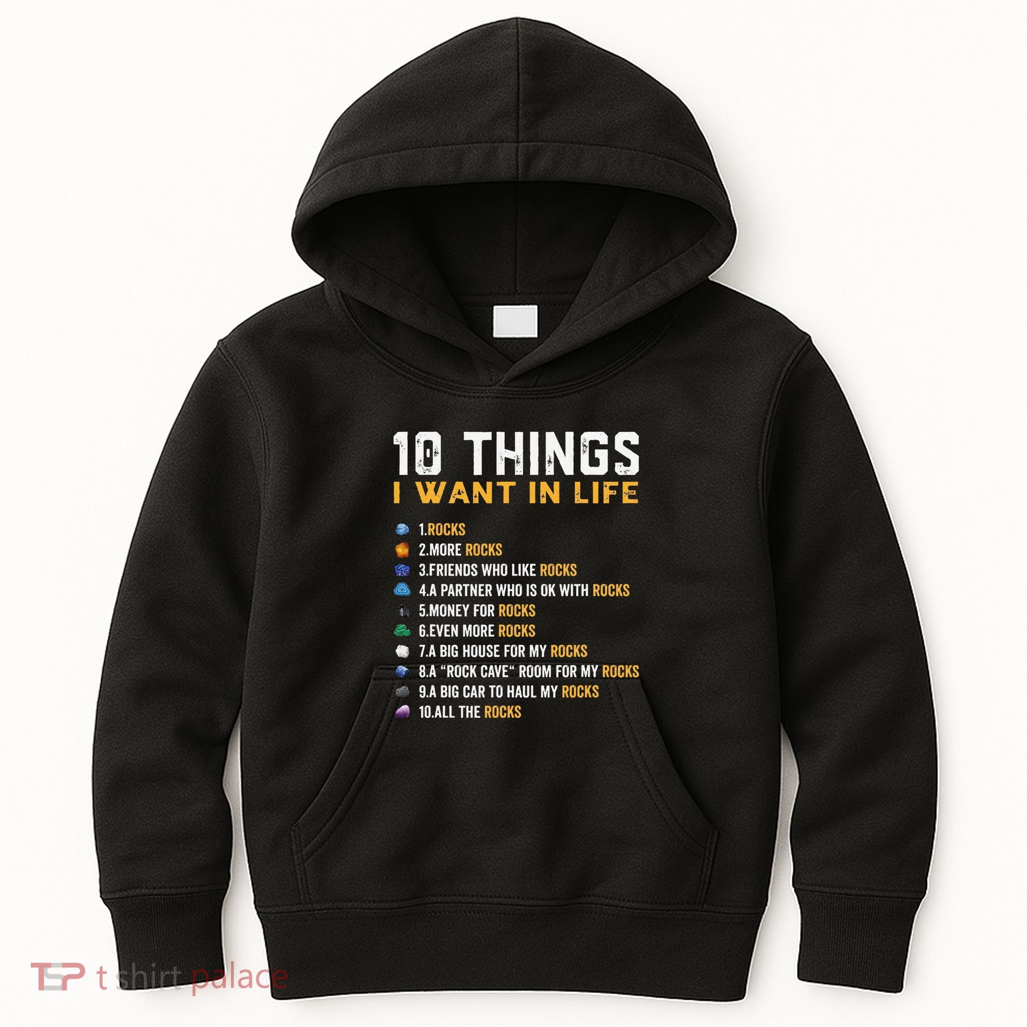 Rock Collector Geologist Joke For Geode Hunter Rockhounding Kids Hoodie
