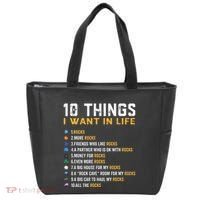 Rock Collector Geologist Joke For Geode Hunter Rockhounding Tote Bag thumb 0