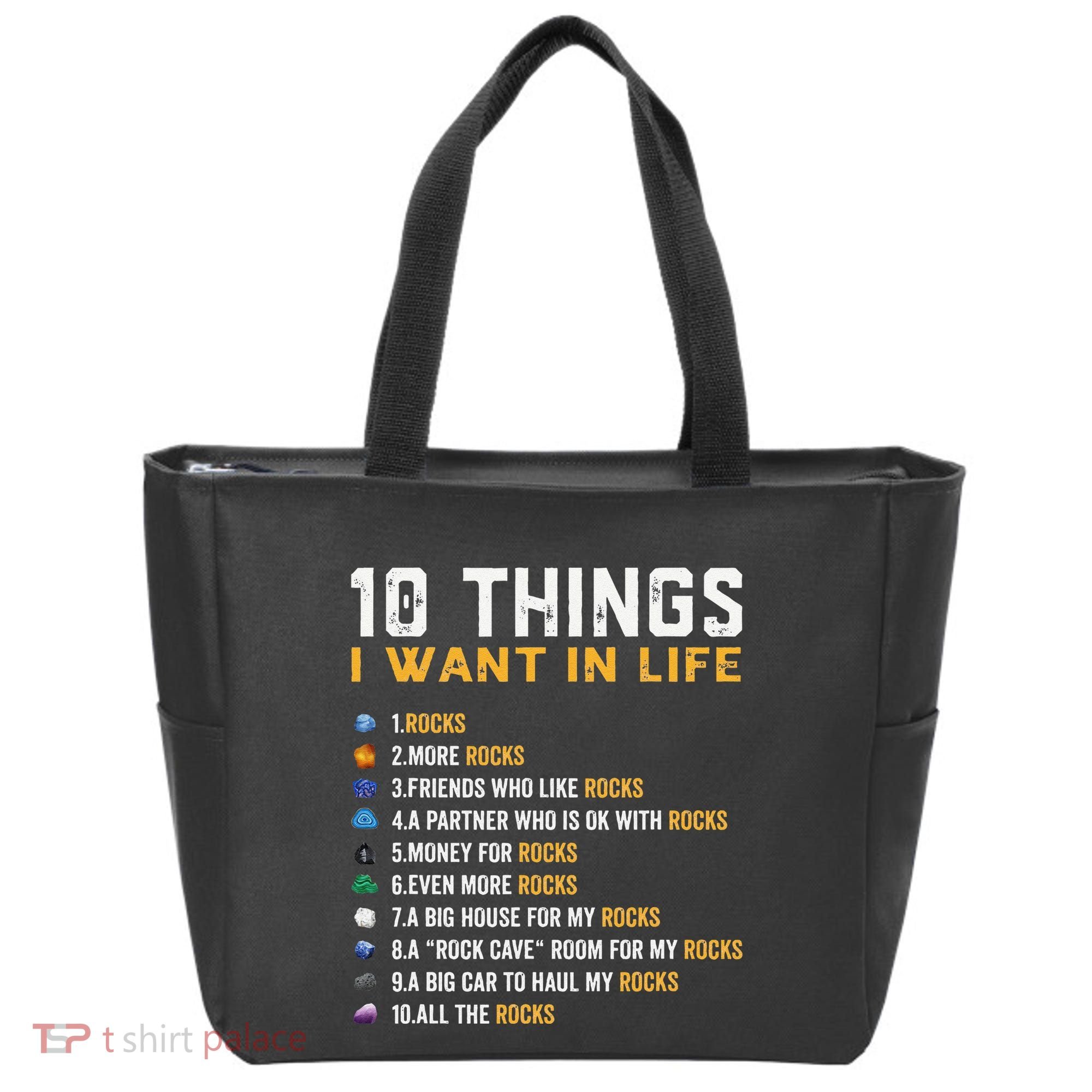 Rock Collector Geologist Joke For Geode Hunter Rockhounding Tote Bag