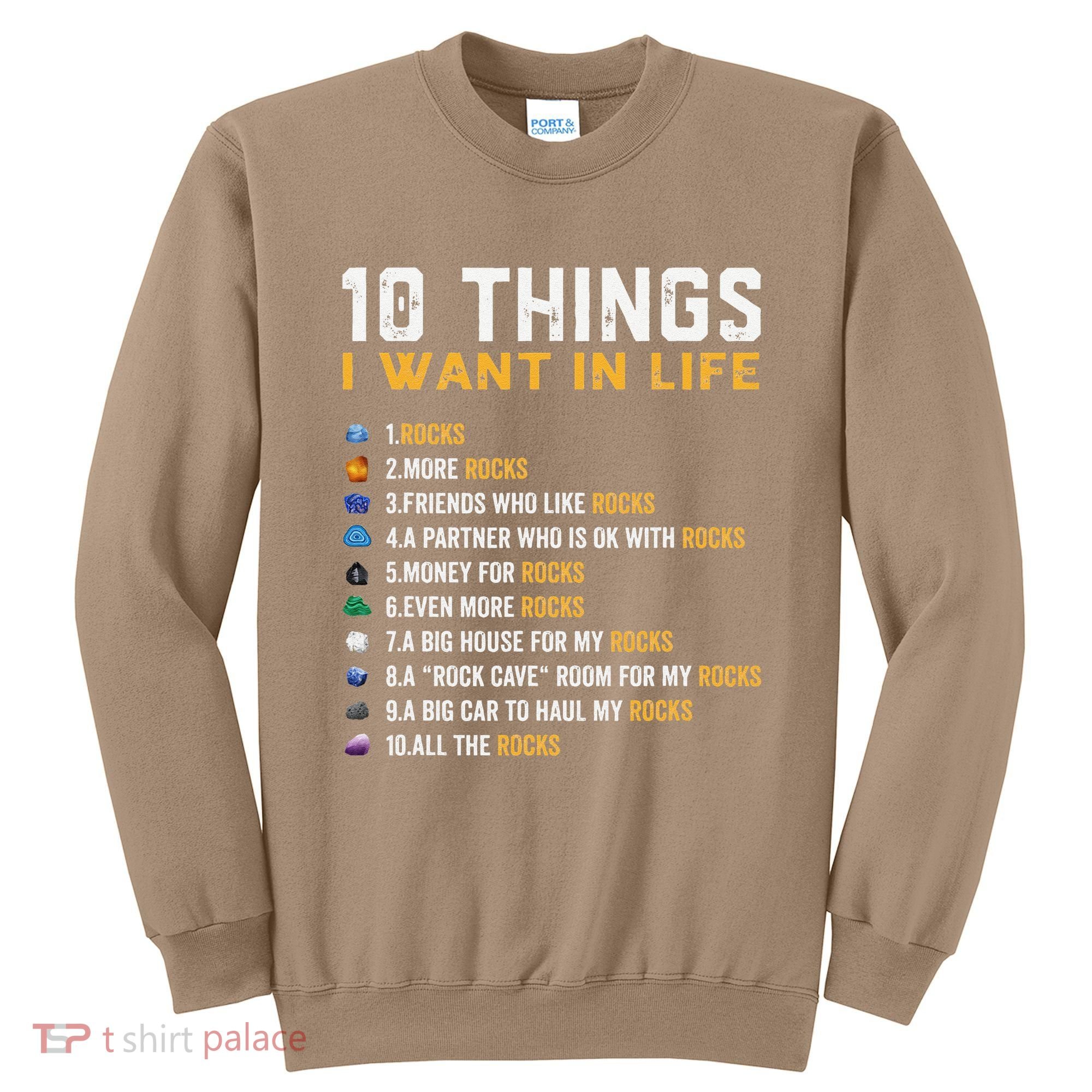 Rock Collector Geologist Joke For Geode Hunter Rockhounding Sweatshirt