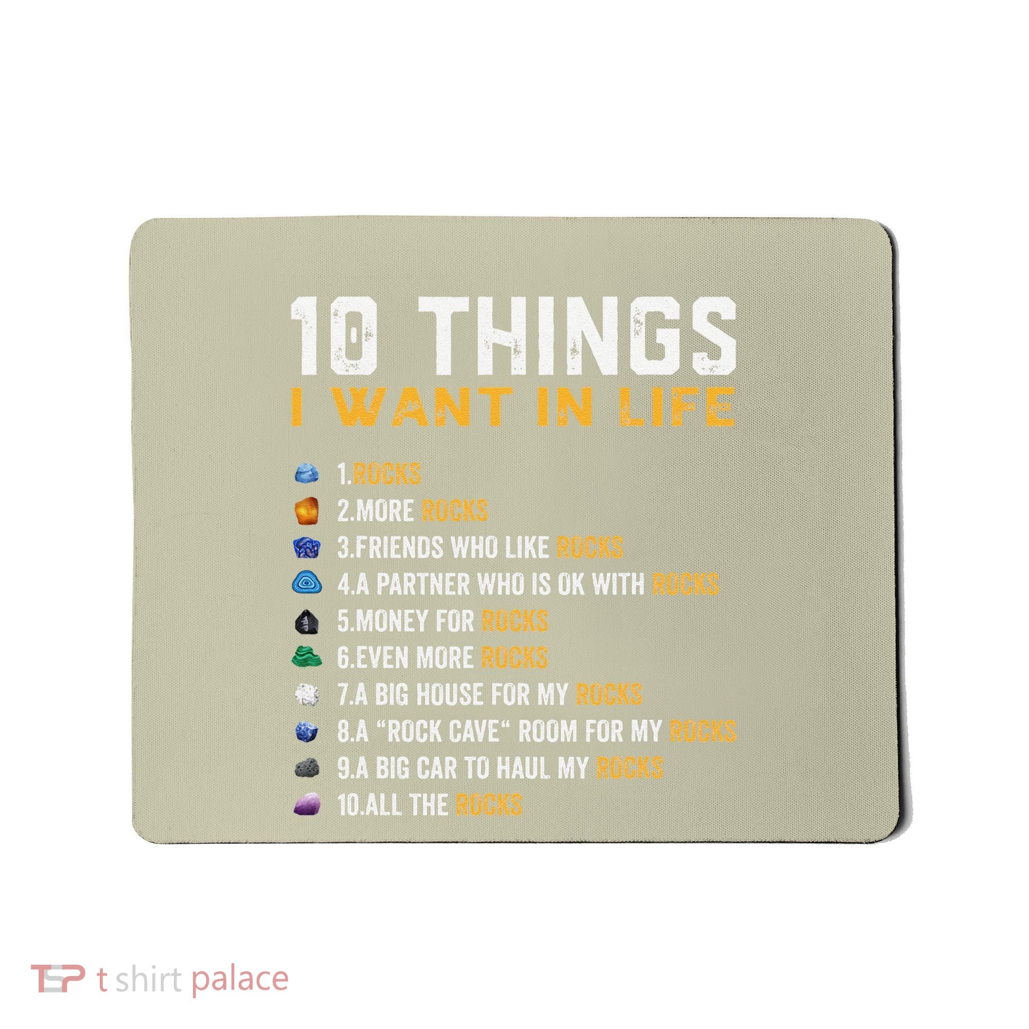Rock Collector Geologist Joke For Geode Hunter Rockhounding Mousepad