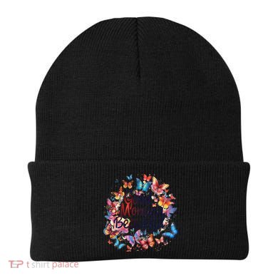 Rainbow Colored Good Morning Beautiful Monarch Butterflies Gift Beanie